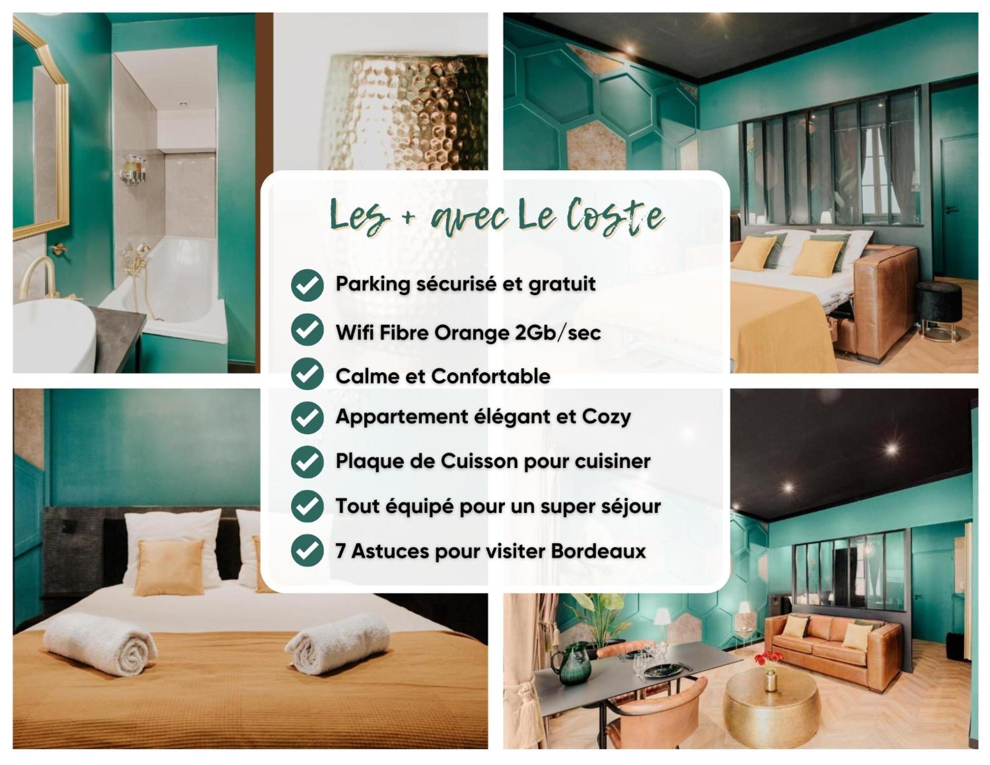 Free Parking - Self Checkin - Wifi - Netflix - City Center - Le Coste By Superbordeaux Ngoại thất bức ảnh